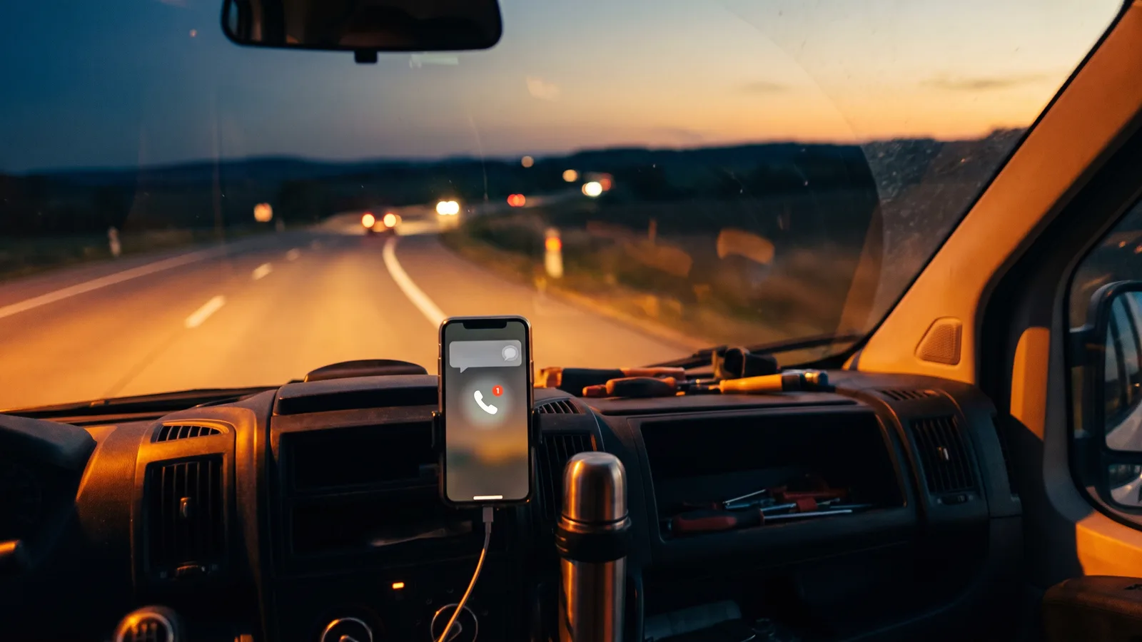 Missed-Call Text-Back in action