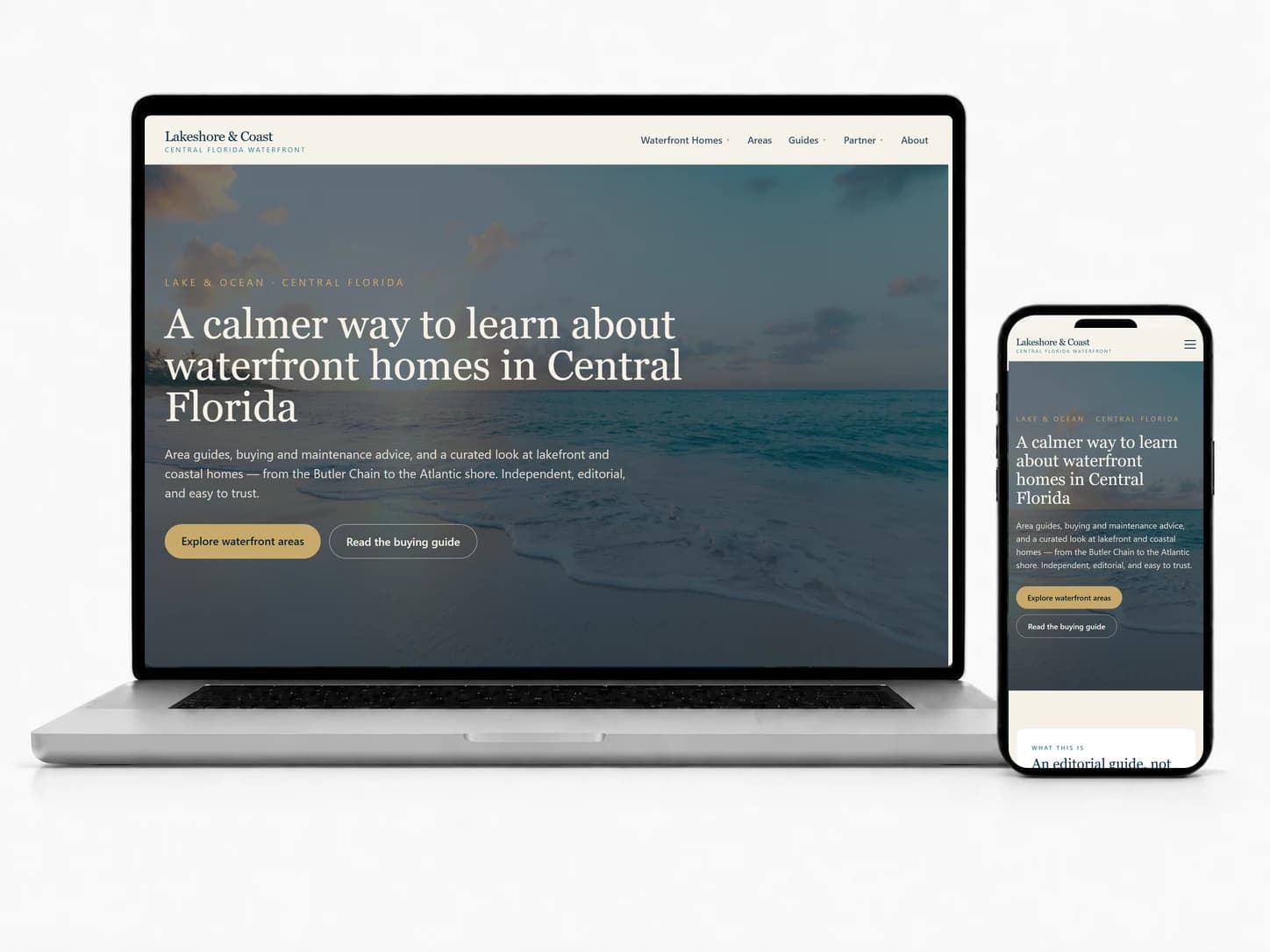 Lakeshore & Coast website