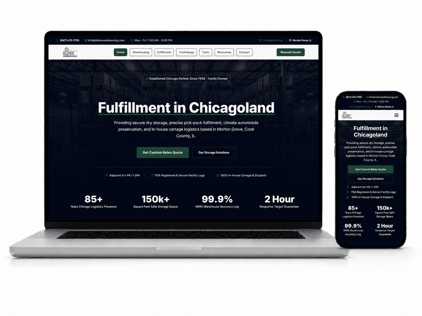 Elder Fulfillment website