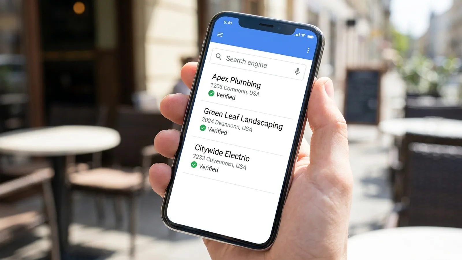Local Services Ads with the Google Guaranteed badge at the top of search