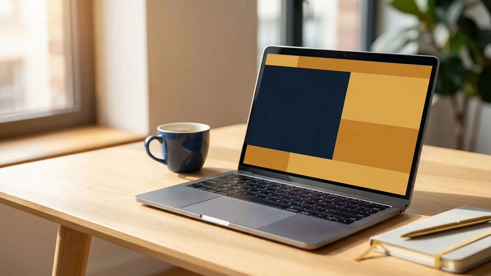 A clean, fast custom-built website on a modern laptop